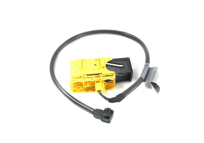 Cable tensor de cinturón/conector de asiento para BMW E46, E63, E83, E53, E85, E86 (OEM 52108255704). Original BMW