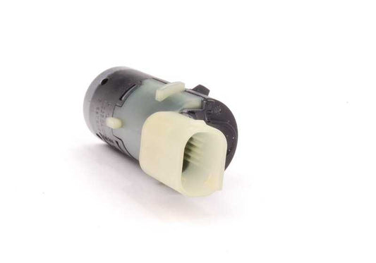 Sensor ultrasónico plateado gris para BMW E46 (OEM 66206910358). Original BMW.