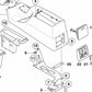 Socket frame for BMW E83N (OEM 51163427866). Original BMW