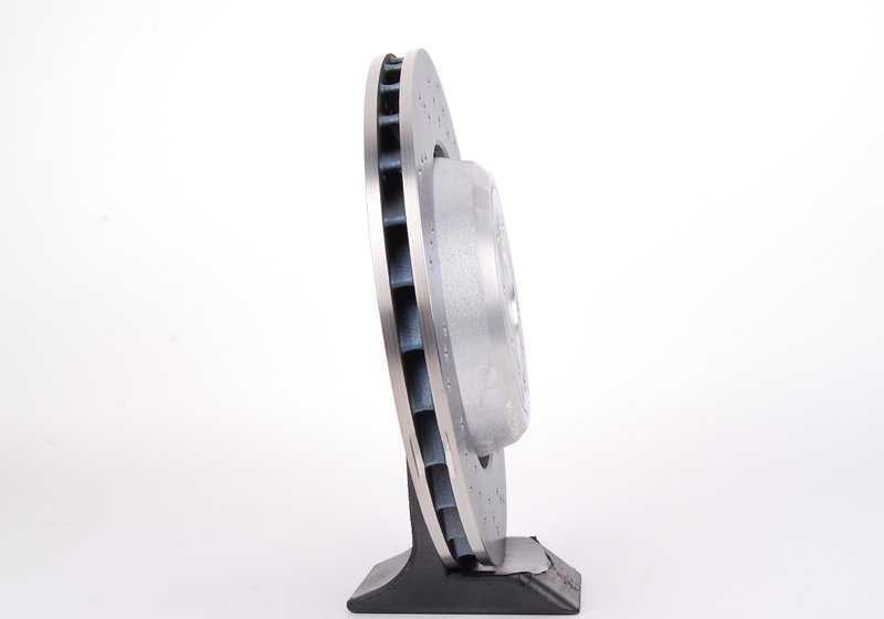 Disco de freno ventilado derecho para BMW Serie 1 E82, Serie 3 E90, E92, E93 (OEM 34112283386). Original BMW