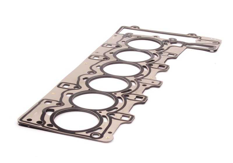 Asbestos-free cylinder head gasket for BMW E82, E88, E90, E91, E92, E93, E60N, E61N, F01, F02, E71, E89 (OEM 11127557265). Genuine BMW