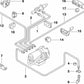 Soporte de tuberías para BMW E36, E31 (OEM 16121180378). Original BMW