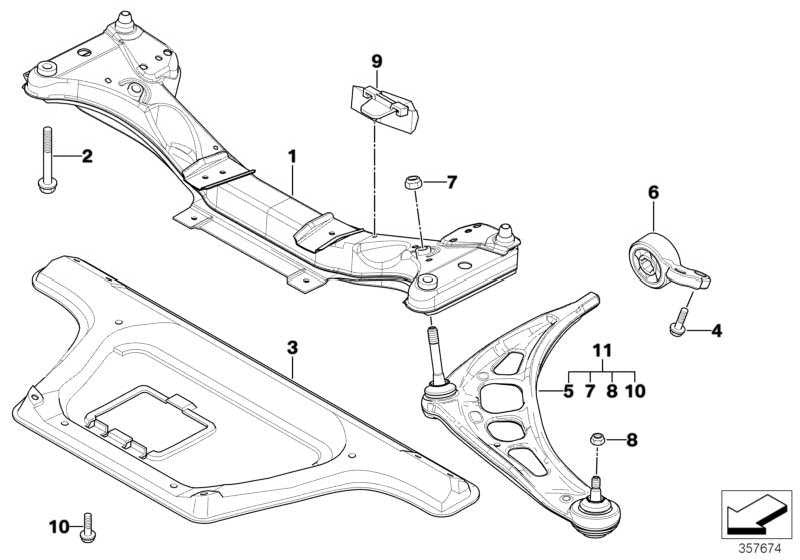 Kit Reparación Travesaño Value Line Para Bmw E46 E85 E86 . Original Recambios