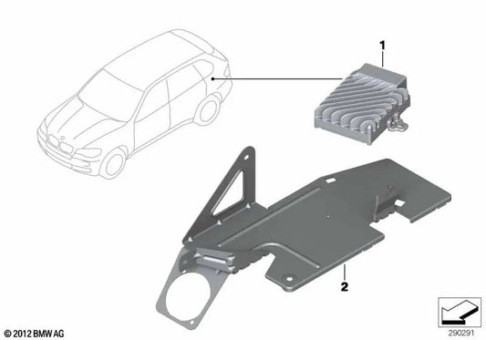 Unidad de Control Active Sound Design para BMW E70, E70N, E71, E89 (OEM 65129286863). Original BMW