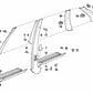 Fensterrahmenverkleidung rechts für BMW 3er E30 (OEM 51411906476). Original BMW.