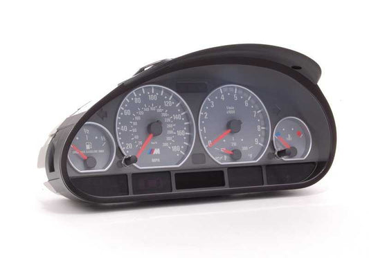 Uncoded instrument cluster for BMW 3 Series E46 (OEM 62117837972). Original BMW.