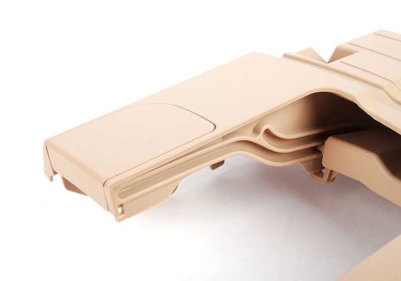 Tapa recorte varillaje BEIGE CLARO para BMW E46 cabrio . Original BMW.