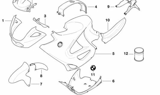 Ensemble de retouche de peinture au crayon orientblau Metallic OEM 51910302197 pour BMW Motorrad {tous les modèles compatibles}. BMW original Motorrad.