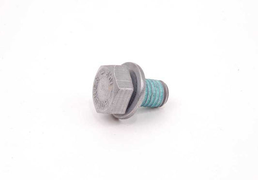 Hex Bolt with Washer for BMW E36, E46, E39, E60, E61, F07, F10, F11, G30, G31, E63, E64, F06, F12, F13, E65, E66, F01, F02, F04, G11, G12, E83, E53, E70, F15, F85, G05, E71, F16, F86, G06, G07 (OEM 32427574840). Genuine BMW.