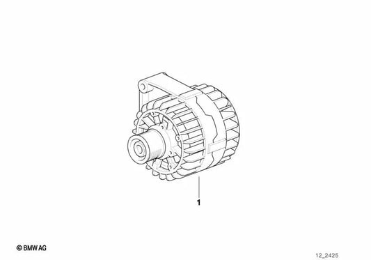 Gerador compacto para BMW E39 (OEM 12311432978). BMW original.