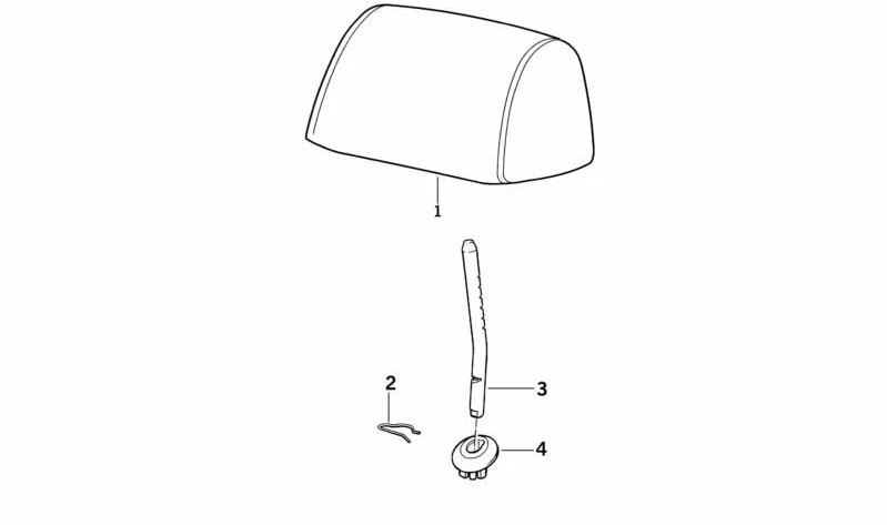 BMW Cover 3 Série E36 (OEM 52208135924). BMW d'origine.