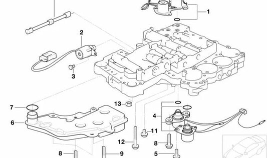 Reverse Interlock Solenoid Valve for BMW E36, E34, E39 (OEM 24341422215). Original BMW