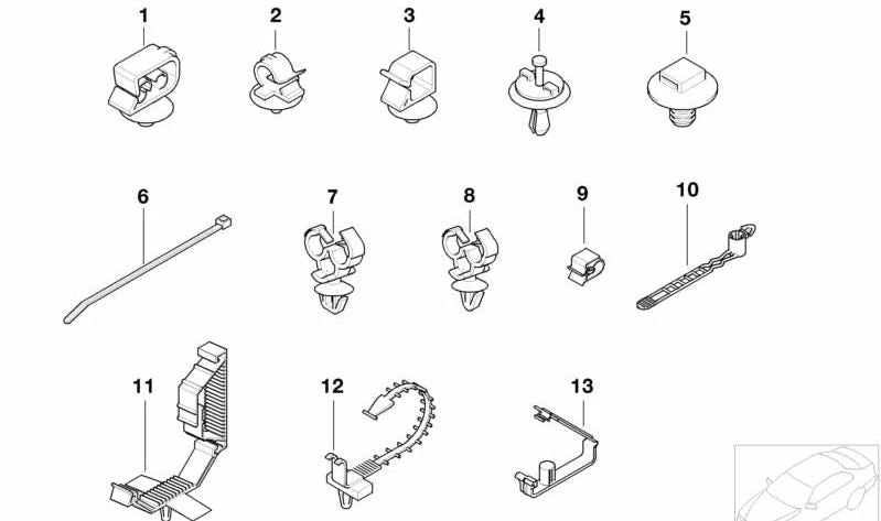 Soporte de conducción para BMW Serie 1 E81, E87N, E88, F20, F21, Serie 2 F22, F23, F87, U06, Serie 3 E90, E91, E92, E93, F30, F31, F34, F35, Serie 4 F32, F33, F36, F82, F83, Serie 5 F07, F10, F11, F18, Serie 6 F06, F12, F13, Serie 7 E38, F01, F02, X1 E84,