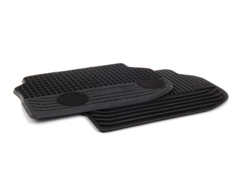 Rubber carpets (front) OEM 51472153889 for BMW F10, F11. Original BMW.