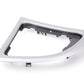 Embellecedor de la palanca de cambios en aluminio plata glaciar OEM 51168037463 para BMW E81, E82, E87, E88. Original BMW.