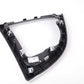 Embellecedor de la palanca de cambios en aluminio plata glaciar OEM 51168037463 para BMW E81, E82, E87, E88. Original BMW.