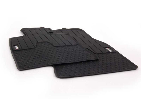 Alfombrillas de goma originales BMW antideslizantes OEM 51472243908 para MINI R55 R56 R57 R58 R59. Resistentes al agua y fáciles de limpiar