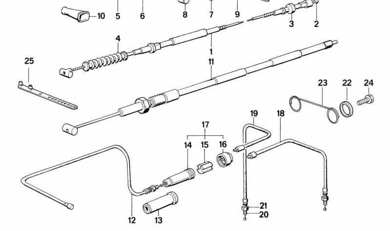 Soporte de manillar OEM 32732315119 para BMW R50, R60, R75, R80, R90, R100. Original BMW.