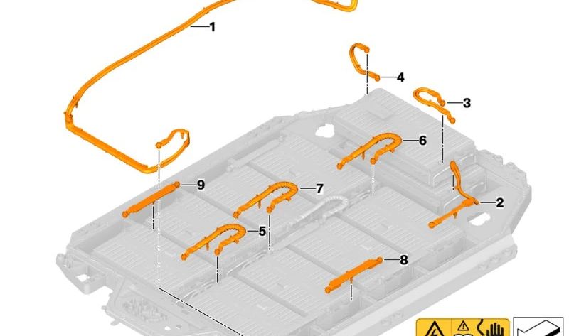 Modulo connettore OEM 6127836235 per BMW G08. BMW originale.