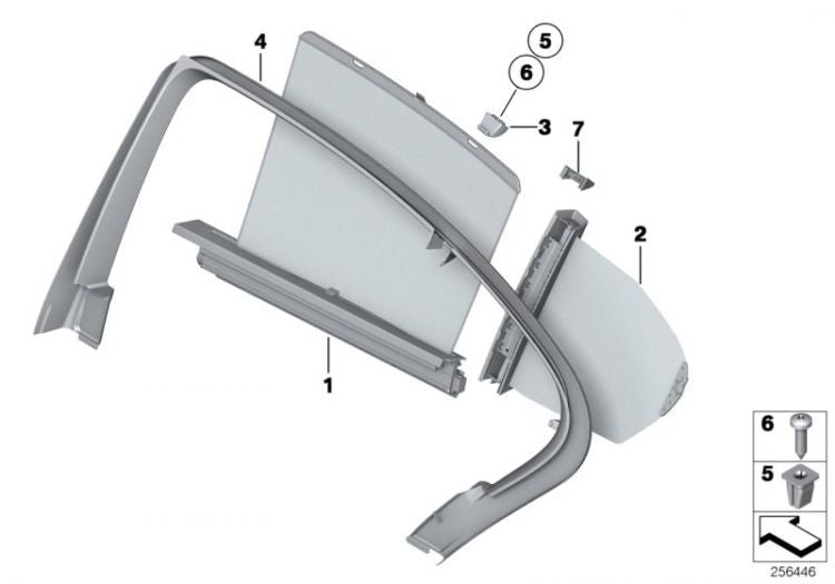 Persiana Parasol Enrollable Ventana Puerta Trasera Para Bmw F11. Original Recambios