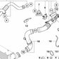 Soporte de conducción del aire de carga para BMW E82, E88, E90, E91, E92, E93 (OEM 11657556962). Original BMW