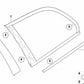 Embellecedor Ventana Lateral Columna C Izquierda para BMW Serie 3 E46 (OEM 51368209003). Original BMW