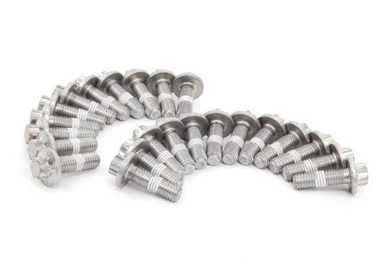 Juego de Tornillos de Aluminio del Cárter de Aceite para BMW E81, E82, E87, E88, F20, F21, F22, F23, F87, E90, E91, E92, E93, F30, F31, F34, F35, F32, F33, F36, E60, E61, F10, F11, F18, E63, E64, E65, E66, F01, F02, E84, E83N, F25, F26, E70, F15, E71, F16