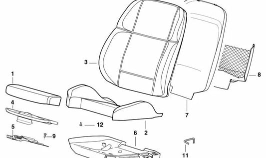 Tornillo OEM 52108119279 para BMW E36, F07, E70, E71, E72, E52. Original BMW.