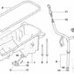 Guide tube for BMW E46 (OEM 11437515399). Original BMW.