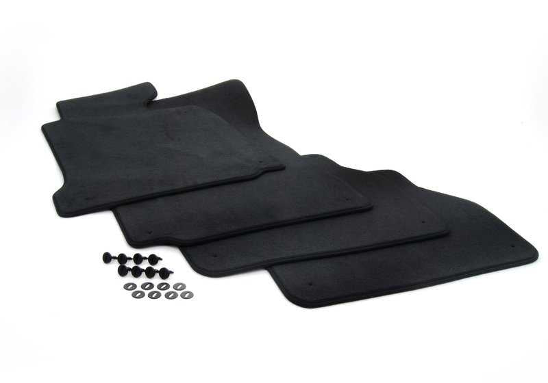 Velour Floor Mats Set for BMW 5 Series E39 (OEM 51478216208). Original BMW