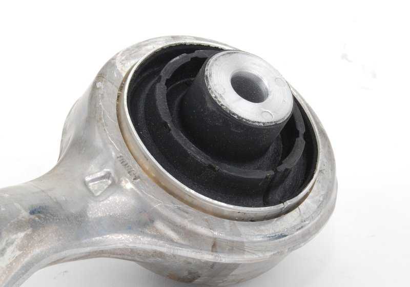 Tirante con cojinete de goma derecho para BMW E82, E90, E92, E93 (OEM 31102283576). Original BMW.