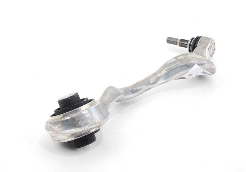 Tirante con cojinete de goma derecho para BMW E82, E90, E92, E93 (OEM 31102283576). Original BMW.