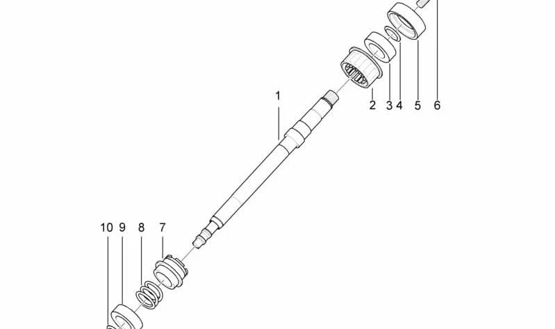 Resorte de dirección OEM 32331156895 para BMW E36, Z3. Original BMW