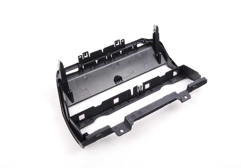 Marco central negro mate OEM 51456967464 para BMW X5 (E70) y X6 (E71, E72). Original BMW.