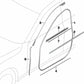 Right A-Pillar Door Seal Gasket for BMW 7 Series F01, F01N, F02, F02N, F04 (OEM 51767177936). Original BMW.