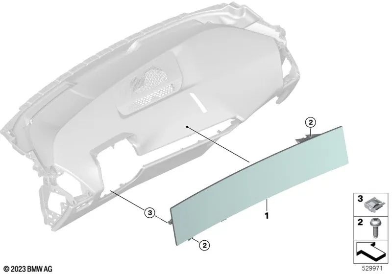 Pantalla Multifuncional para BMW Serie 2 U06 (OEM 65505A58D26). Original BMW