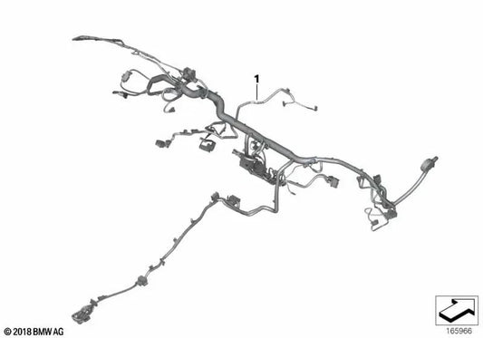 Armaturenbrettverkabelung für BMW E88 (OEM 61119222399). Original BMW