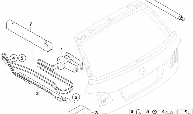 Unidad hidráulica OEM 51247163661 para BMW E61 (Serie 5 Touring). Original BMW