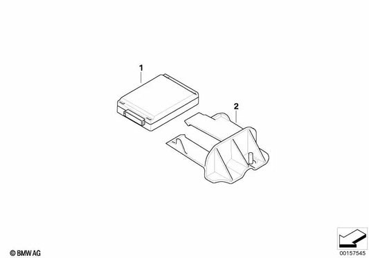 Receptor de mando a distancia para BMW E60, E60N, E61, E61N, E64 (OEM 66129117116). Original BMW.