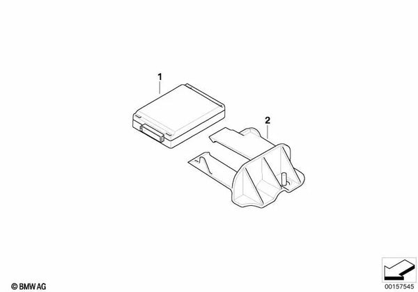 Receptor de mando a distancia para BMW E60, E60N, E61, E61N, E64 (OEM 66129117116). Original BMW.