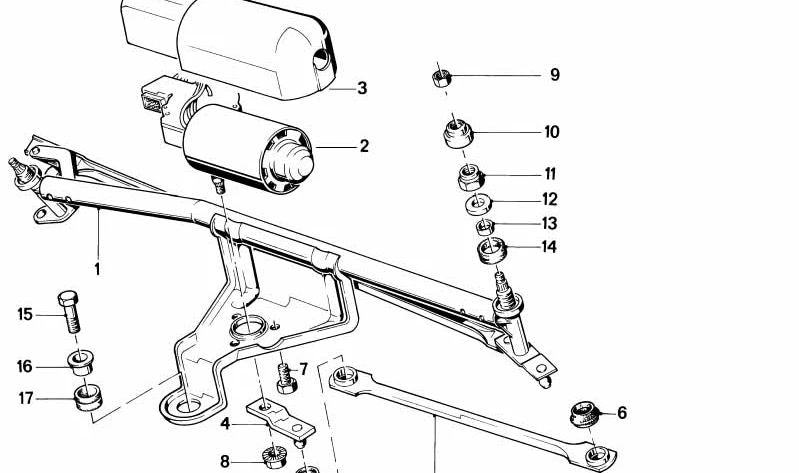 Tapón de tapa de limpiaparabrisas OEM 61611369586 para BMW E30, E23, Z1. Original BMW.