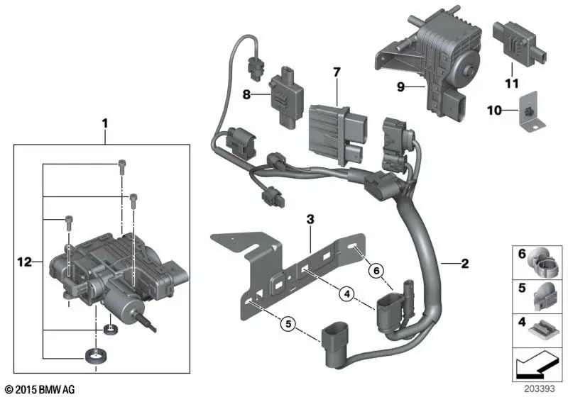 Módulo de Bomba SCR para BMW E90N, E70, E70N, E71 (OEM 16197244137). Original BMW