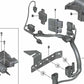 Bomba de transferência de combustível OEM 16197205041 para BMW E90, E91, E70, E71. BMW originais.