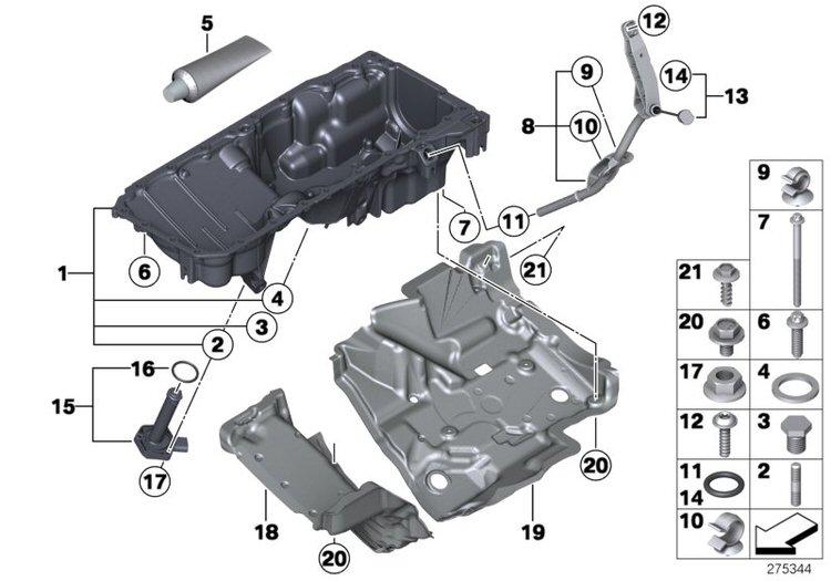 Sensor De Nivelación Aceite Original Bmw Para F20 F30 F21 F31 F34 F32 F22 F33 F36. Recambios