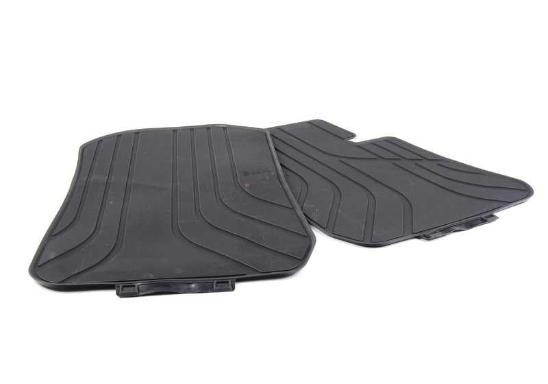 Set Alfombrillas/esterillas Negras De Goma Para Bmw E90 E91 E92 E93. Original Recambios