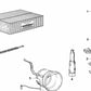 Conector de bujía OEM 12121289824 para BMW E21, E30, E12, E28, E34, E24, E23, E32. Original BMW.