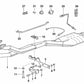 Soporte del sistema de escape para BMW Serie 5 E34 (OEM 18321728316). Original BMW.