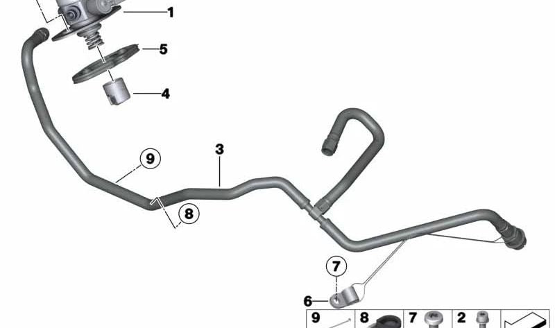 Punzón para BMW Serie 1 E82, E88, F20, F21, F52, Serie 2 F22, F23, F45, F46, F87, Serie 3 E92N, E93N, F30, F31, F34, F35, F80, G20, Serie 4 F32, F33, F36, F82, F83, G22, G26, Serie 5 F07, F10, F11, F18, G30, G31, G38, Serie 6 F06, F12, F13, G32, Serie 7 F