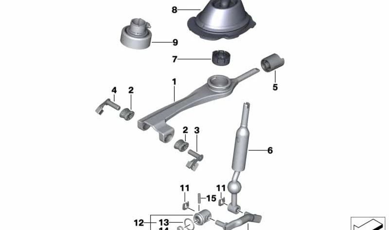 Amortiguador de Vibraciones OEM 25117609949 para BMW E90, E91, E92, E93. Original BMW