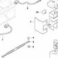 Câble de la batterie positive pour BMW (OEM 61106910058). BMW d'origine